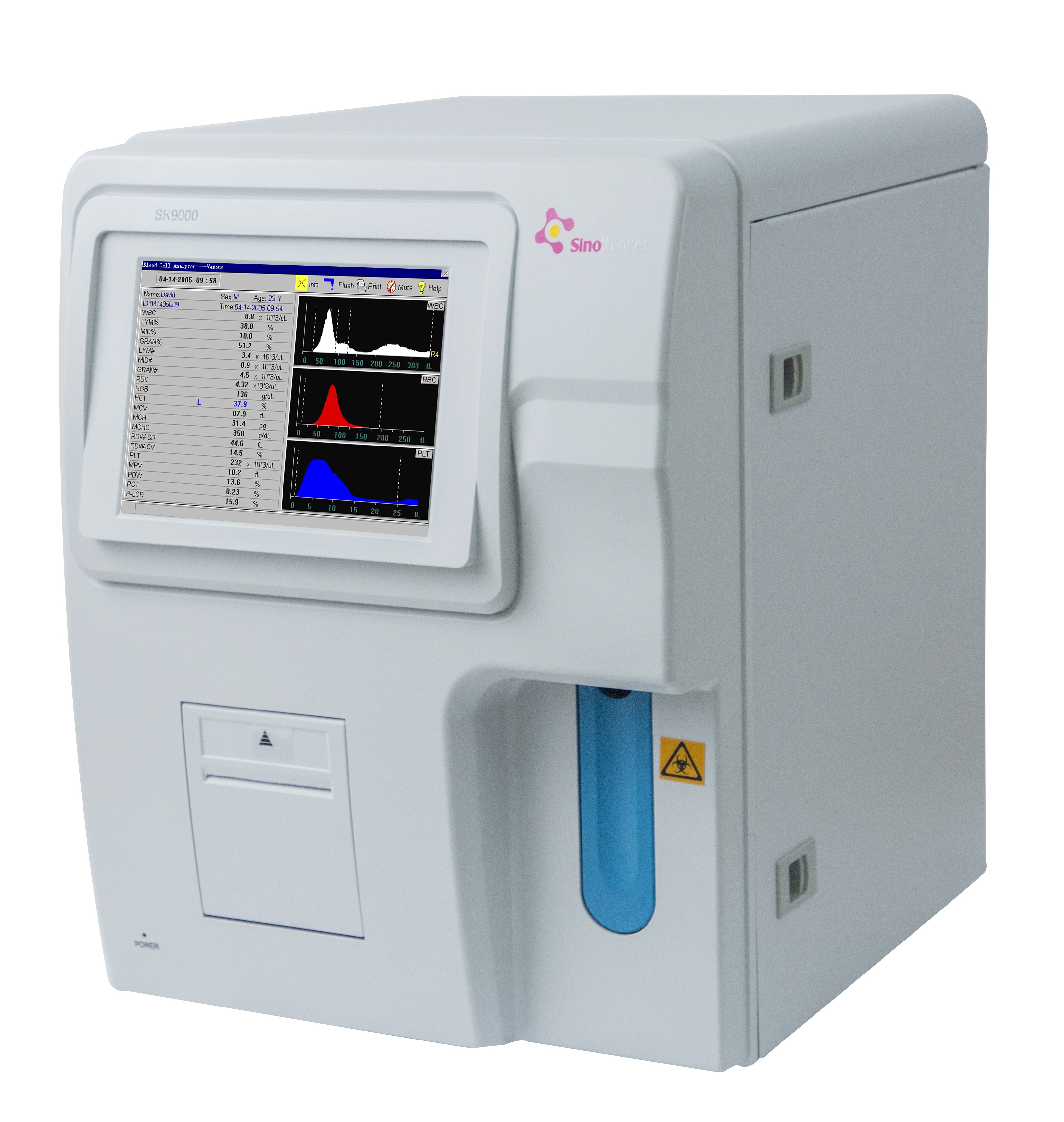 Open system full auto hematology analyzer/ CBC equipment/ veterinary hematology analyzer