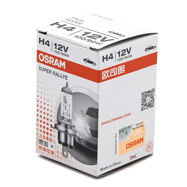 OSRAM оригинальные линейные галогенные лампы H4 12 в 100/90 Вт P43t 62204 лампа для внедорожных фар