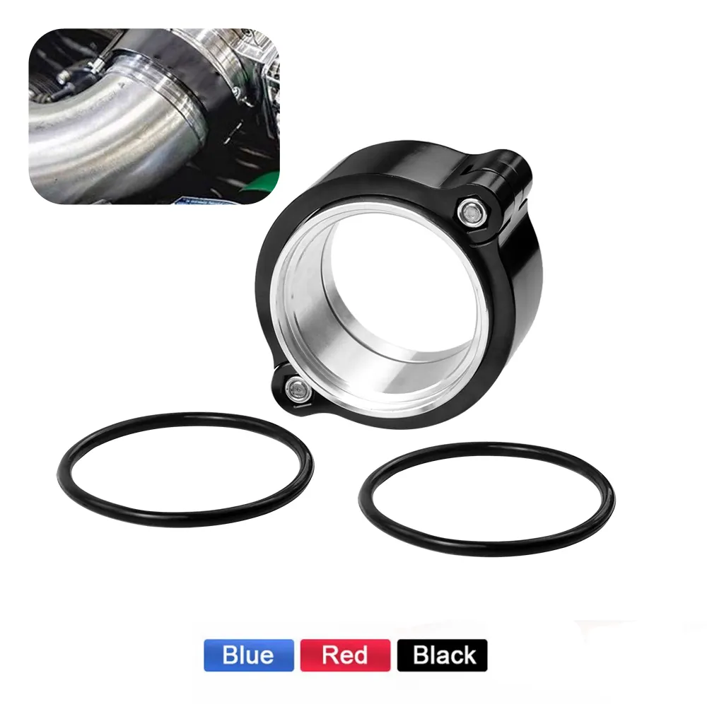 JDM Exhaust V-band 2"/2.5"/3" Assembly Anodized Hd V-band Clamp Aluminium V-band Intake Billet Aluminum + ABS CN;ZHE 5set AOSU