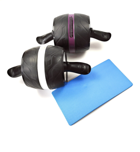 3 in1 ab Fitness Exercise Wheel Roller Kit abdominal Roller Pro With Resistant Tube kettlebell abs roller/