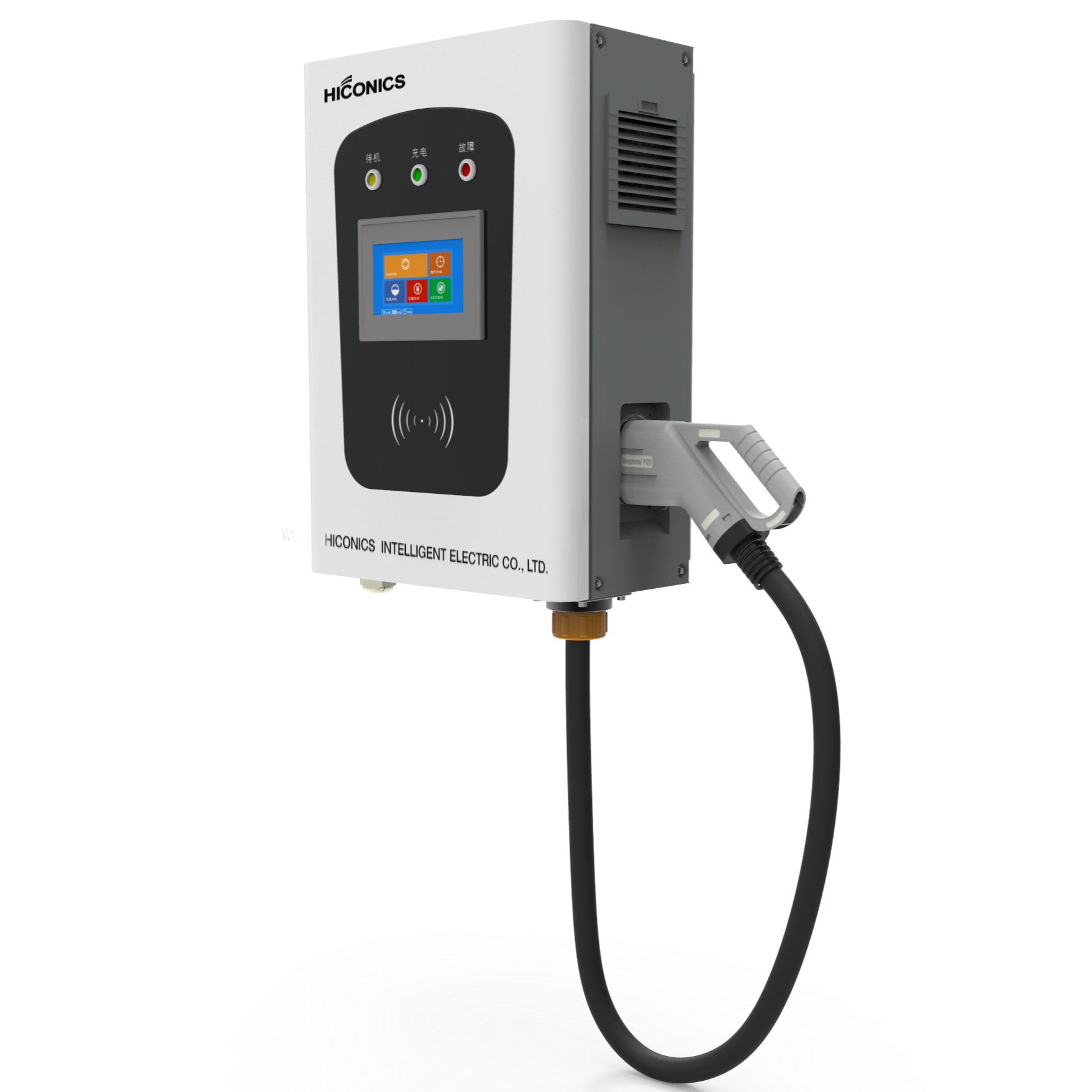 HICONICS CCS-CHAdeMO-GB/T стандартная DC 20 кВт настенная зарядная станция