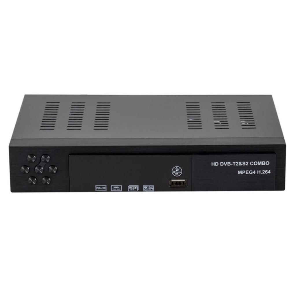 Бесплатная доставка Youtube Спутниковый Ресивер FTA Combo DVB S2 T2 с поддержкой Wi-Fi PVR BISS автоматический ролик H.264 Full HD телеприставка