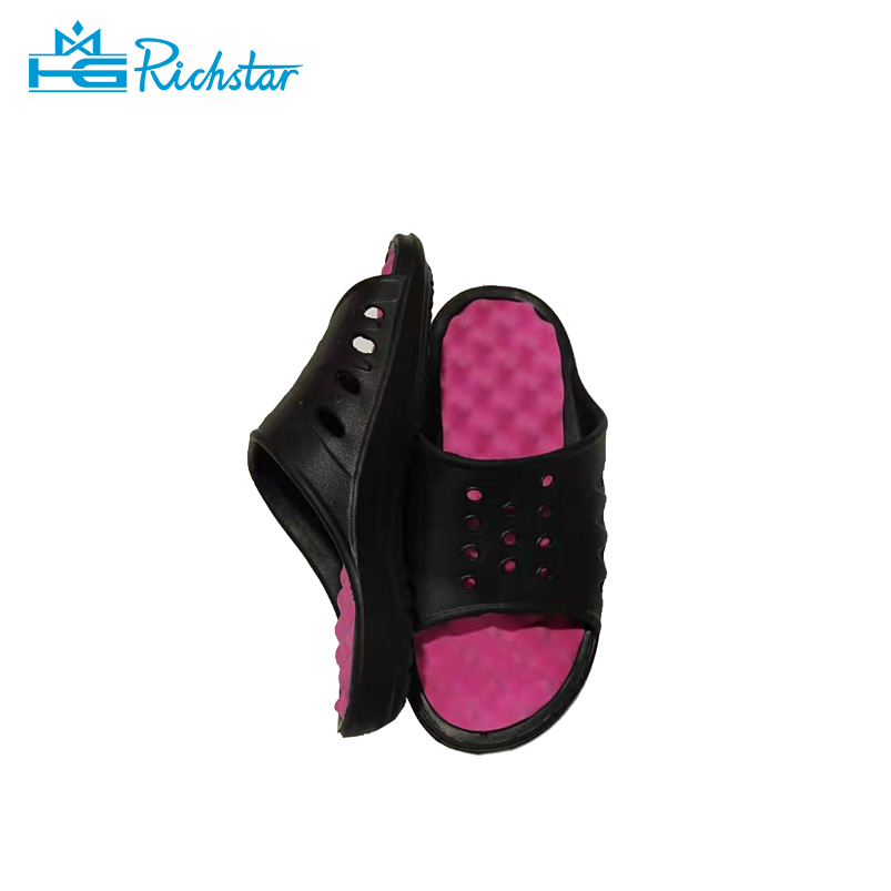 Promotional EVA beach shoes popular teen massage slippers