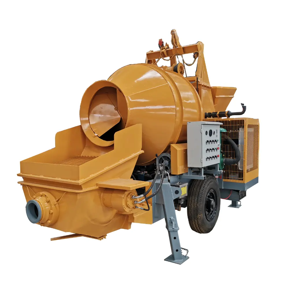 hot sale portable concrete diesel pump/mixer JBTS35R diesel concrete pump and concrete mixer machine factory supplier