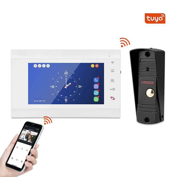 Беспроводной видеодомофон, Электрический видеодомофон с Wi-Fi, 1080p, дверной звонок с камерой