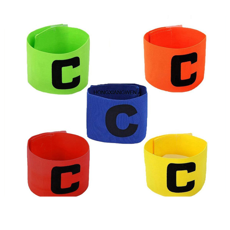 Wholesale Football Team Sports Elastic Multi-Color Soccer Captains Armband
