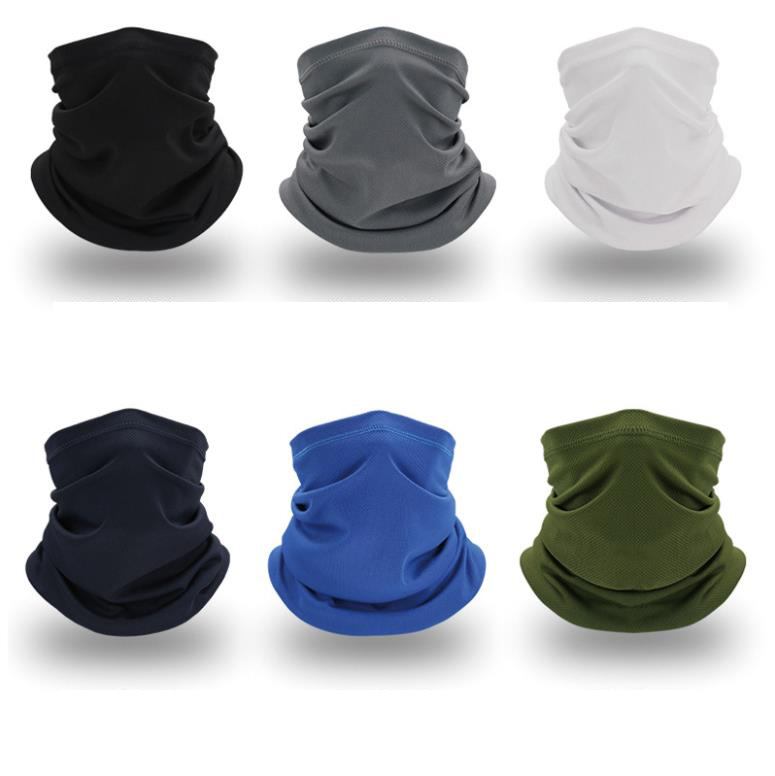 Summer Cycling Face Cover Ice Silk Anti UV Scarf Headband Bandana Anti UV Scarf Headband Scarf Fishing Hiking Accessories