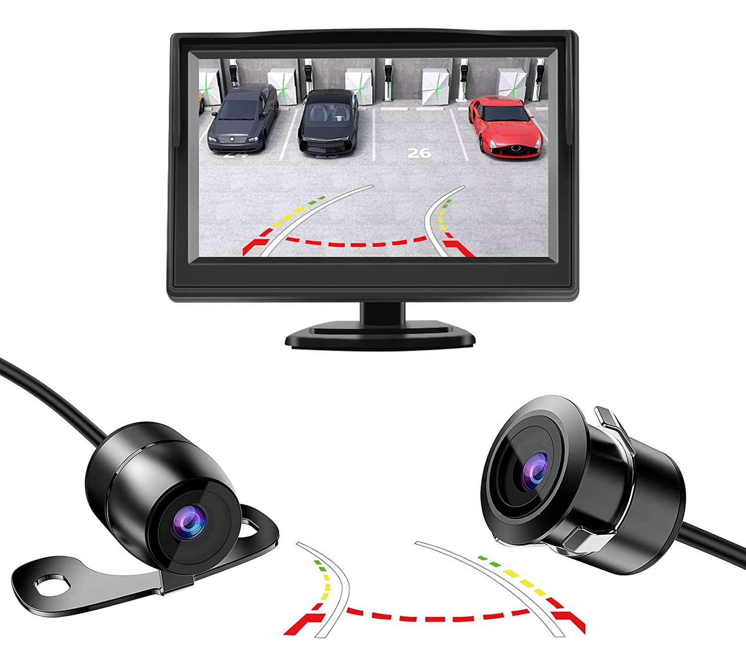 High Definition Car Rear View Camera с 480TV Lines, Reverse Vehicle Backup Camera, Auto Parking, 170 Degree Viewing Angle