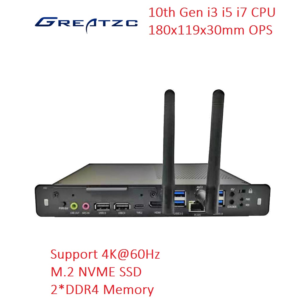 OPS с 10th Gen i5-10210u процессор поддержка 4K Высокое качество greatzc бренд OPS ПК I5