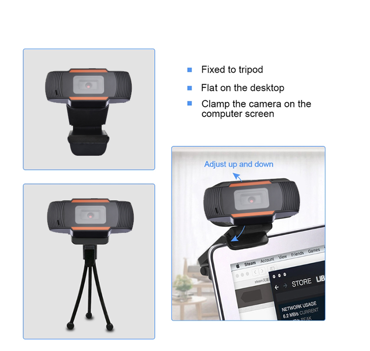 HOFO Горячая продажа full HD play и plug live webcam stream PC ноутбук Компьютерная камера usb 2,0 веб-камера