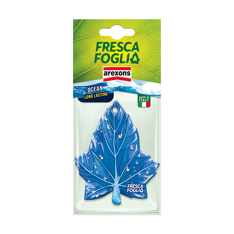 Fresca Foglia Ocean - Auto Hanging Perfume Paper Car Air Freshener Leaf