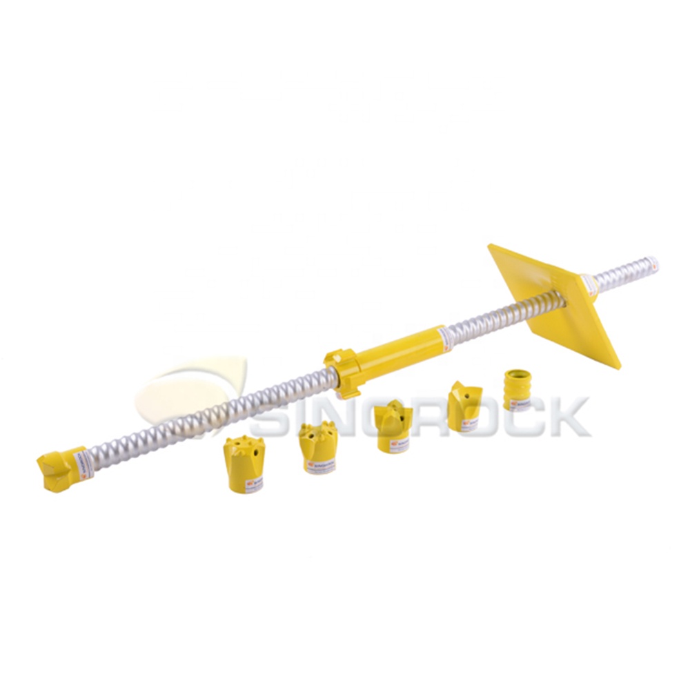 SINOROCK roof support for mining r25 hollow mining self drill rock bolt