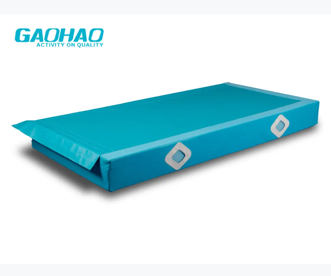 GAOHAO gymnastic landing mat PVC cover for beam uneven bars high bar crash safety mat tumble mat for kids foam PVC cover