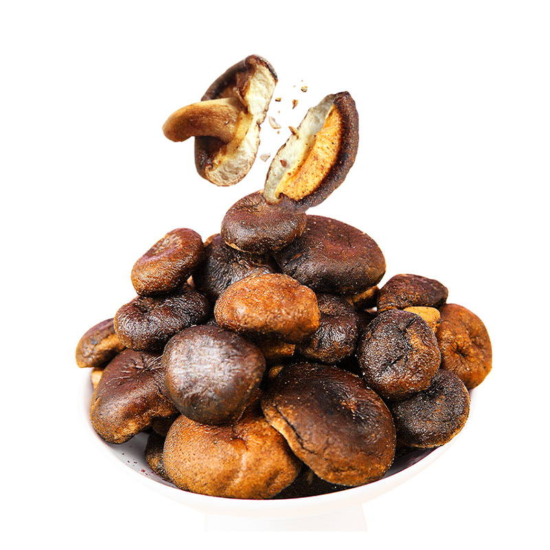 Low Temperature Vacuum Fried Snack Products Dried Mushroom Shiitake
