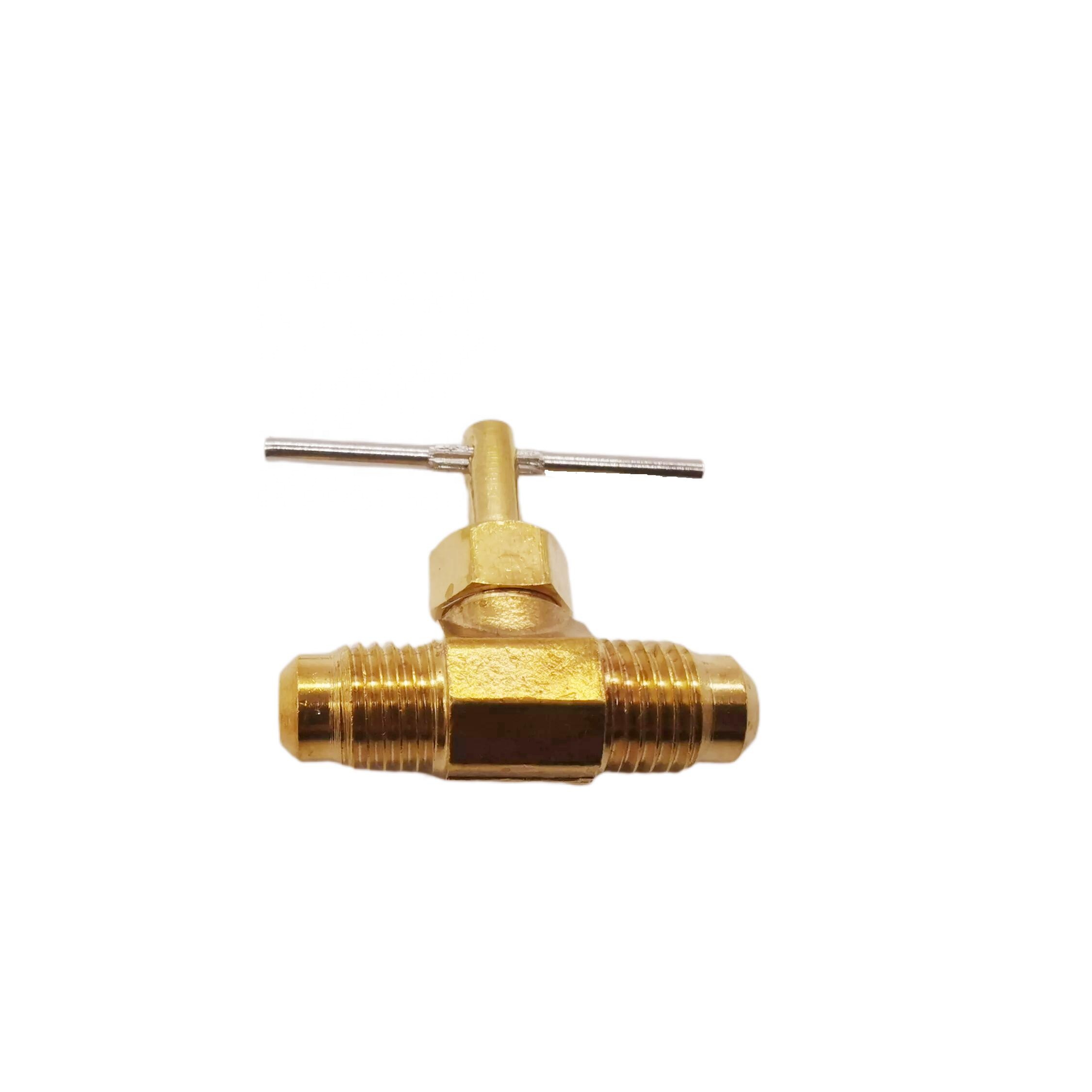 Brass Needle Valve 180 Degree Flare X Flare