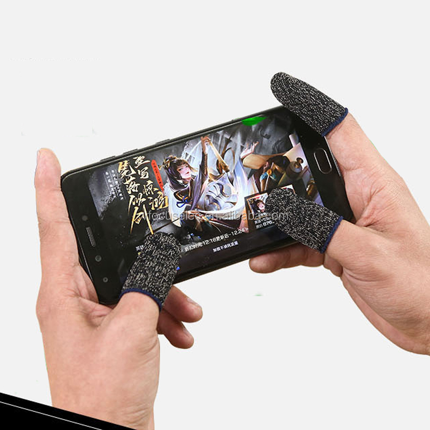 Дышащие перчатки для игрового контроллера, нейлоновые перчатки от пота и царапин, для сенсорных экранов мобильных телефонов
