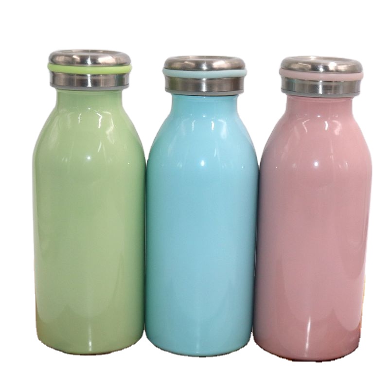watersy hotsell 350ml double wall stainless steel mini children milk cup travel and outdoor easy to carry with slide lid