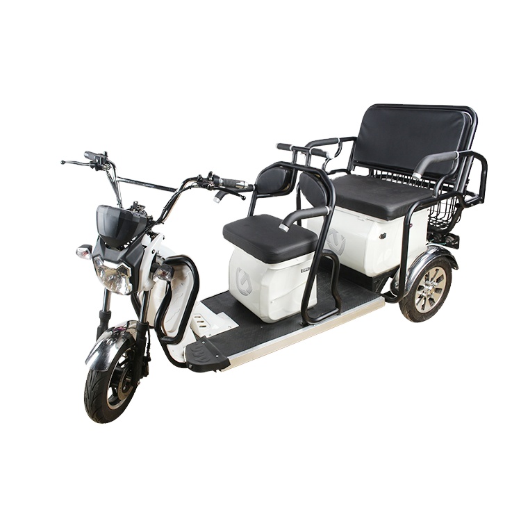 60V Best Quality Adults Passenger 3 Wheel Electric Tricycle