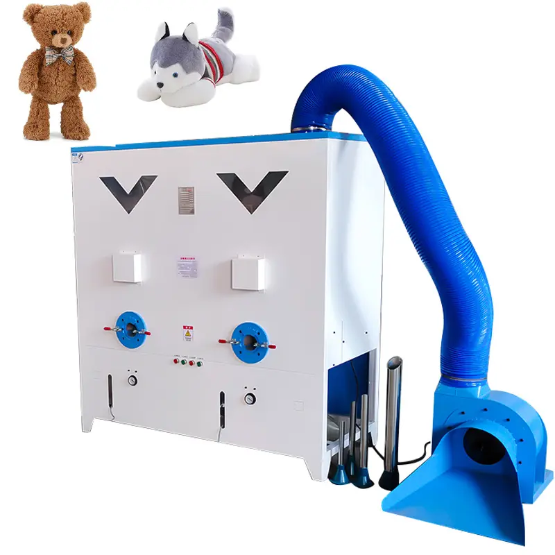 Automatic doll pet pad pillow filling machine Fiber Plush Toy Filling Pp Cotton Filling Machine For Stuffing Pillows