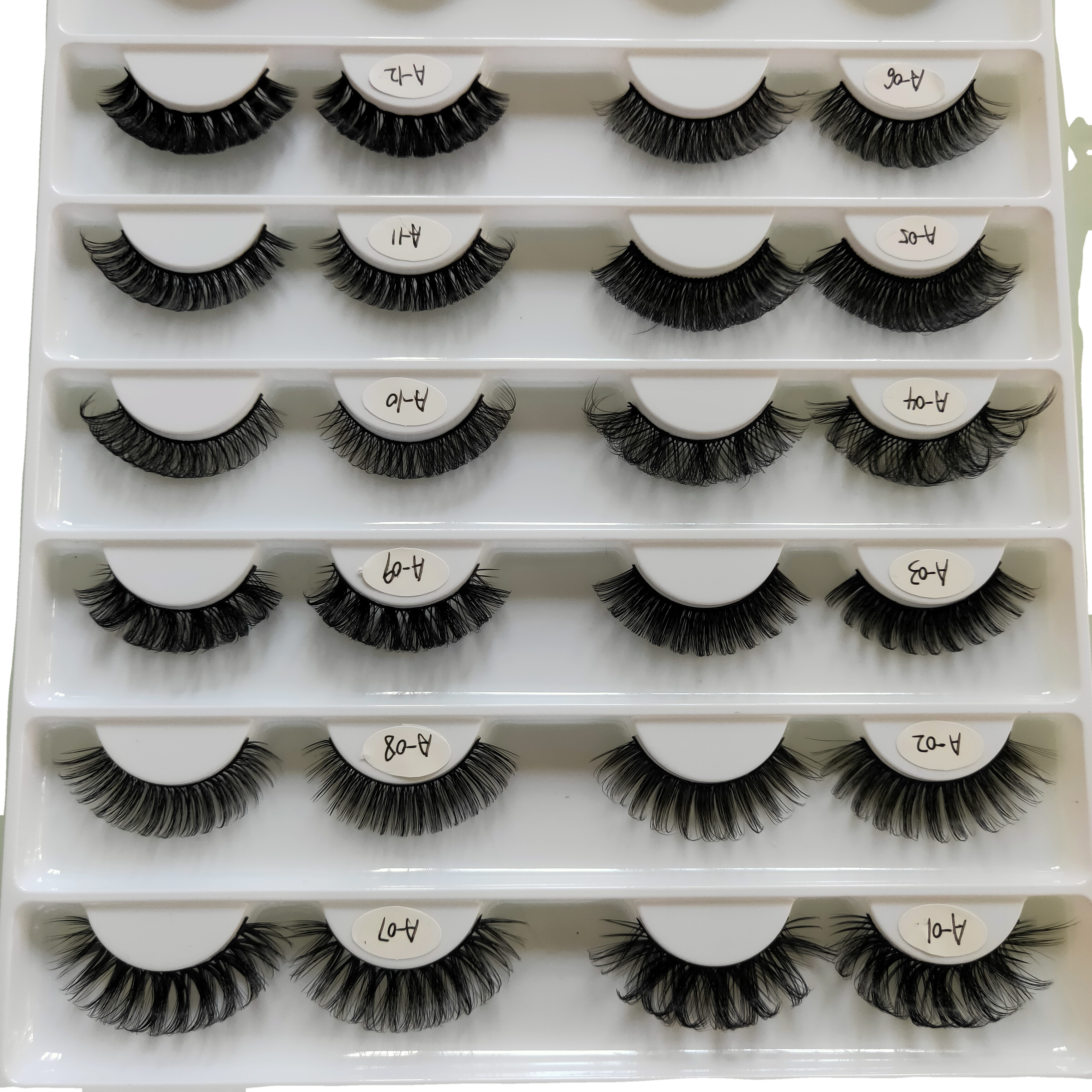 Thicker Russian Lash style HASHTAG private label high-quality silk lashes vegan cruelty free customized Russian style