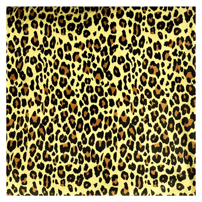 Factory Direct Sales No MOQ Custom 95% Polyester 5% Spandex Leopard Printed Polyester Fabric