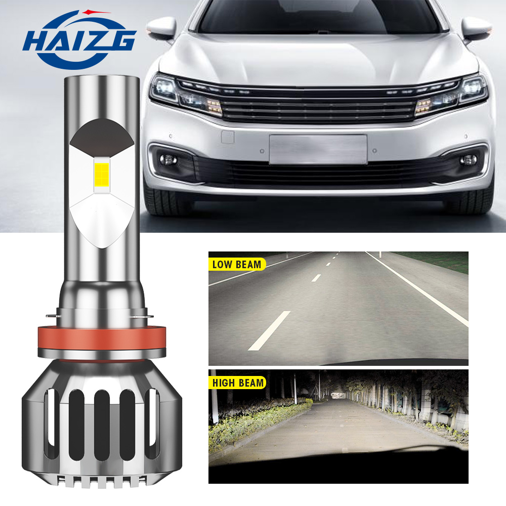 Автомобильная система освещения 6500 лм 9005 K Автомобильная фара led H1 H4 H7 9006 Автомобильная h4 светодиодные лампы для фар