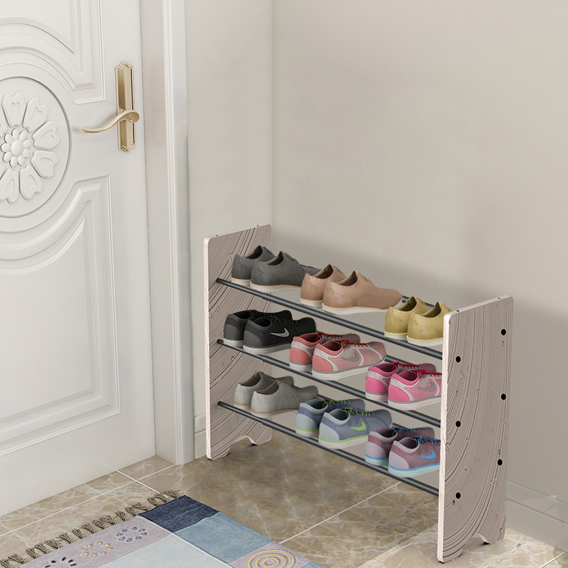 Factory Direct 8-15 pairs 3 tier wood for store shoe rack home use coat racks