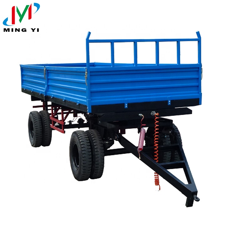 Agricultural 5 ton farm trailer Farm equipment three axle tractor trailer for sale