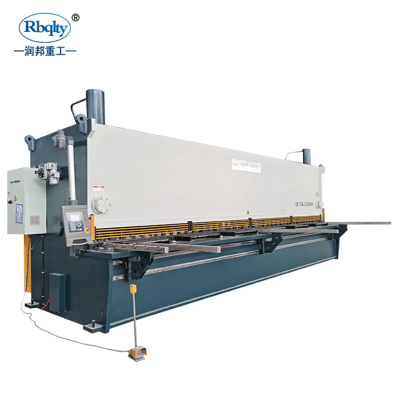CNC Hydraulic Guillotine Shearing Machine Cut Metal Sheet 8m Length