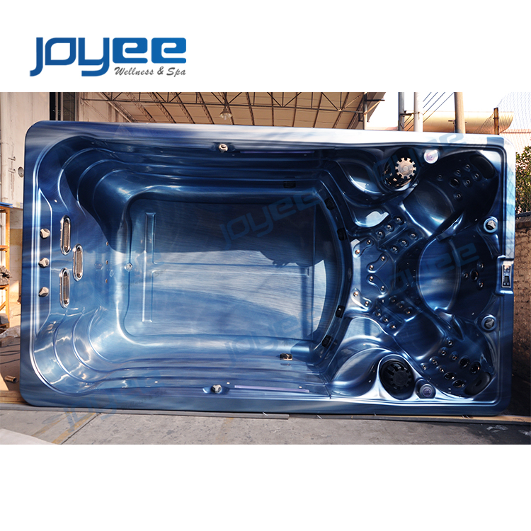 Бесконечный плавательный бассейн JOYEE на 3-5 человек с джакузи, гидромассажная Ванна, наружная гидромассажная Ванна, плавательный бассейн, сад, вечеринка, семейная встреча