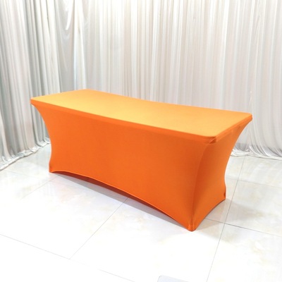 Rectangular Fitted Spandex Tablecloths Wedding Party Patio Table Covers Event Stretchable Tablecloth Sixteen different colors