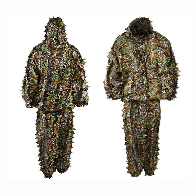 Military Equipment Tactical Hunting Clothes Ghillie Suits Woodland Camouflage Clothing Airsoft Sniper Jungle camouflage suit