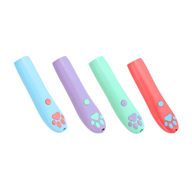 Laser Funny Cat Toy Paw Print Mouse Projection Cat Laser Pointer Interactive Cat Laser Toy