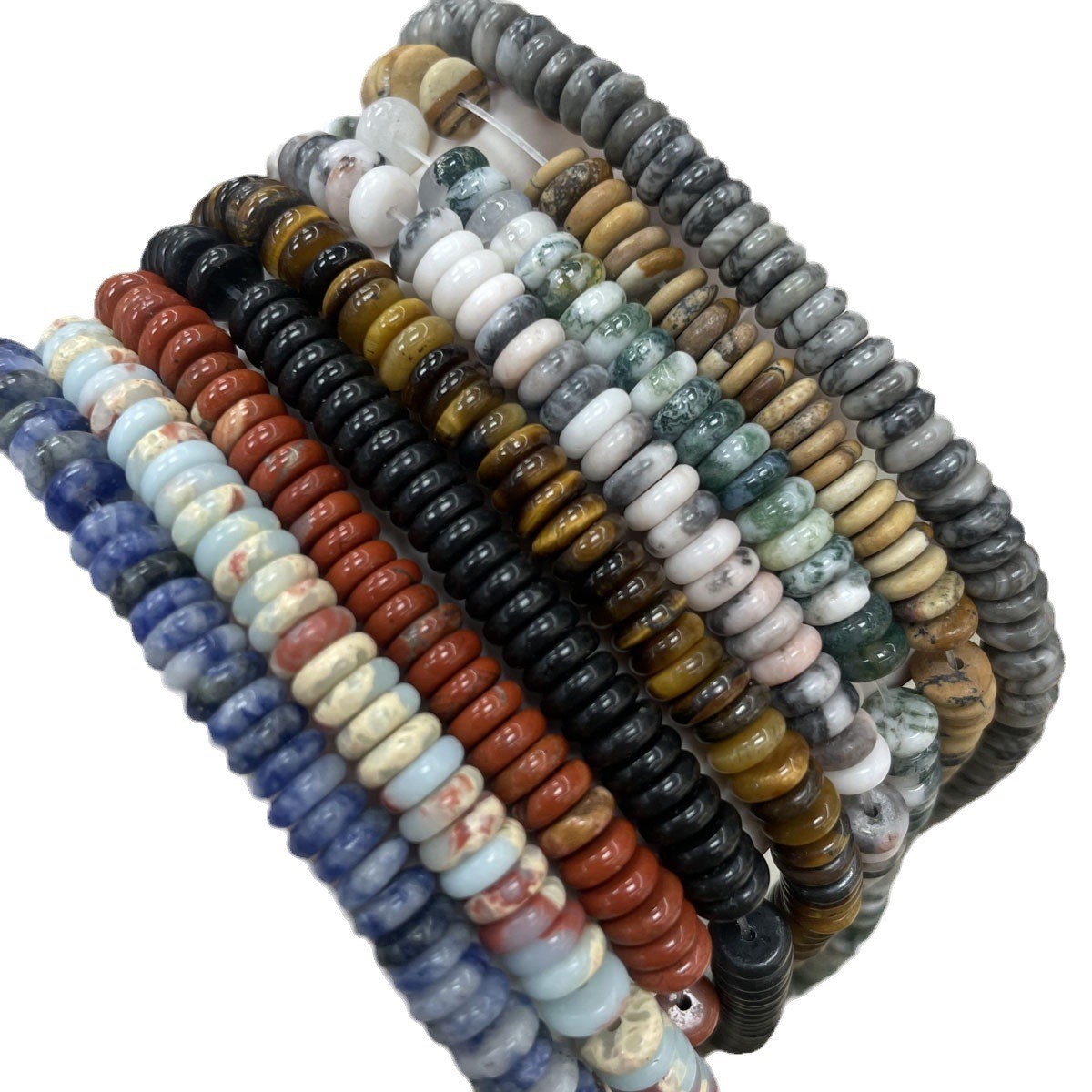 MIENTER natural stone bead fashion gemstone beads for handmade woman man jewelry making