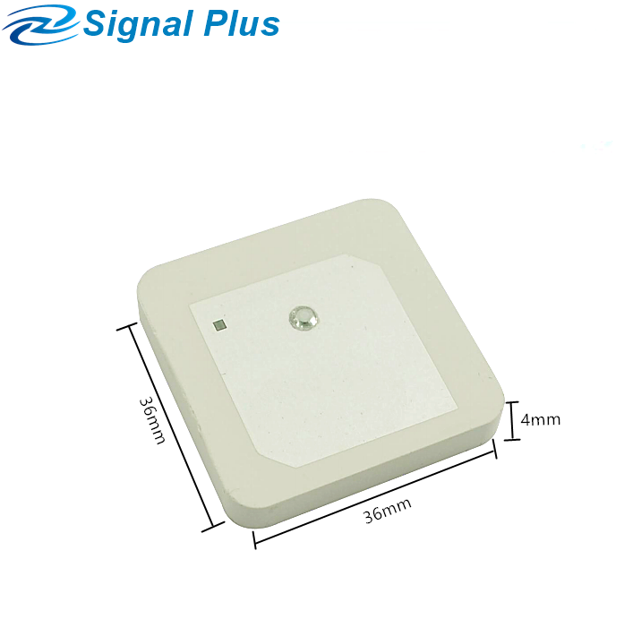 High quality Active 36*36*4mm ceramic GPS&GNSS Patch antenna 1575.42Mhz