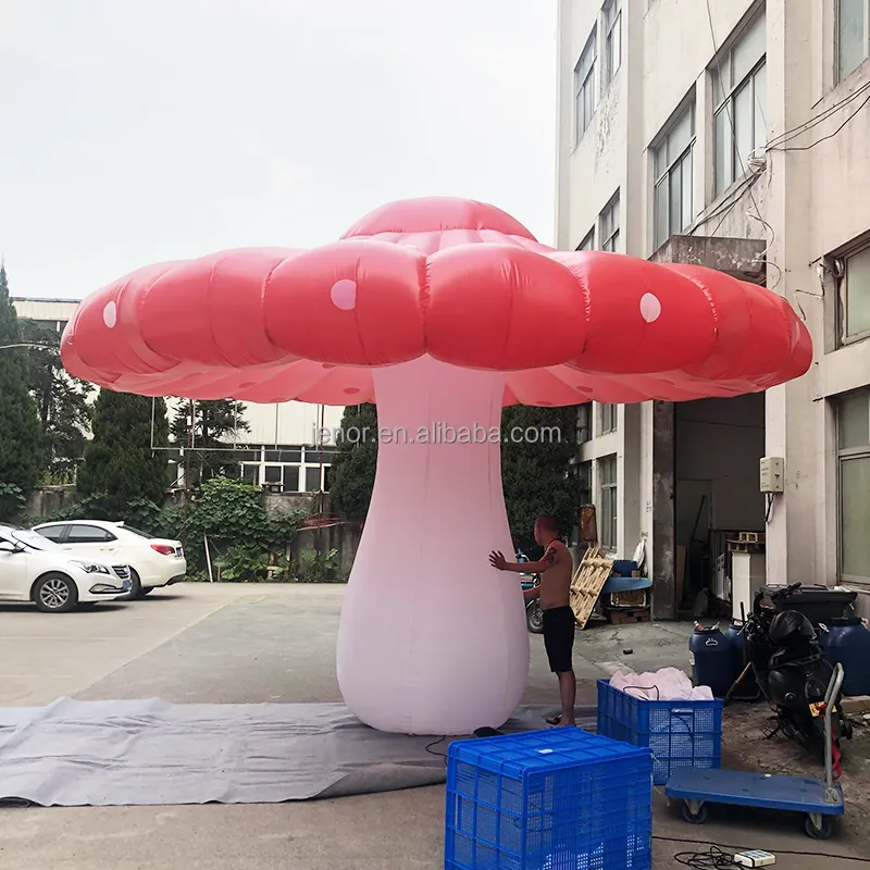 Giant Lighting Inflatable Mushroom for Concert Stage Performance