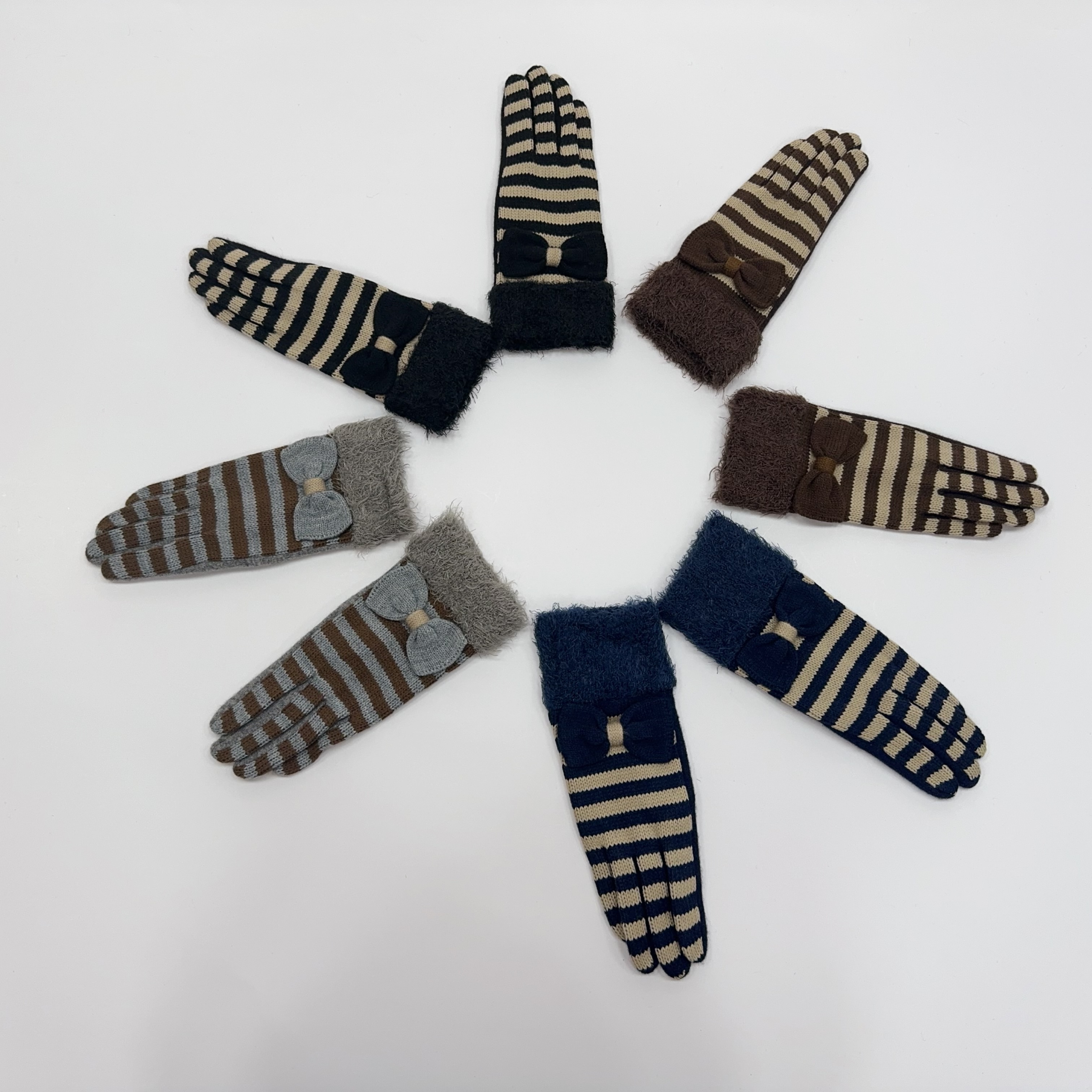 Winter Women's Sewing Gloves Are Simple, Fashionable, Soft, Delicate, Knitted Wrists Accept Customized Logo