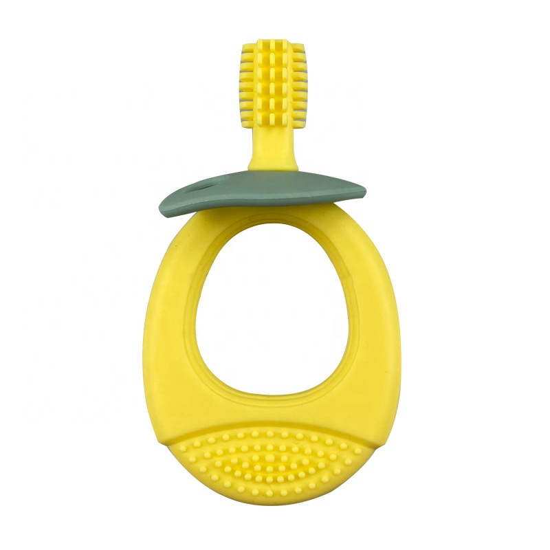 Organic Tongue Cleaner Eco Friendly First Gums Infant Training Silicone Girl Teething Non Toxic Newborn Baby Toothbrush