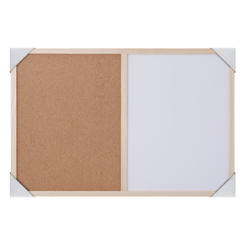 Wholesale Price Half Cork Board Half Magnetic Whiteboard 2 in 1 Combination Board