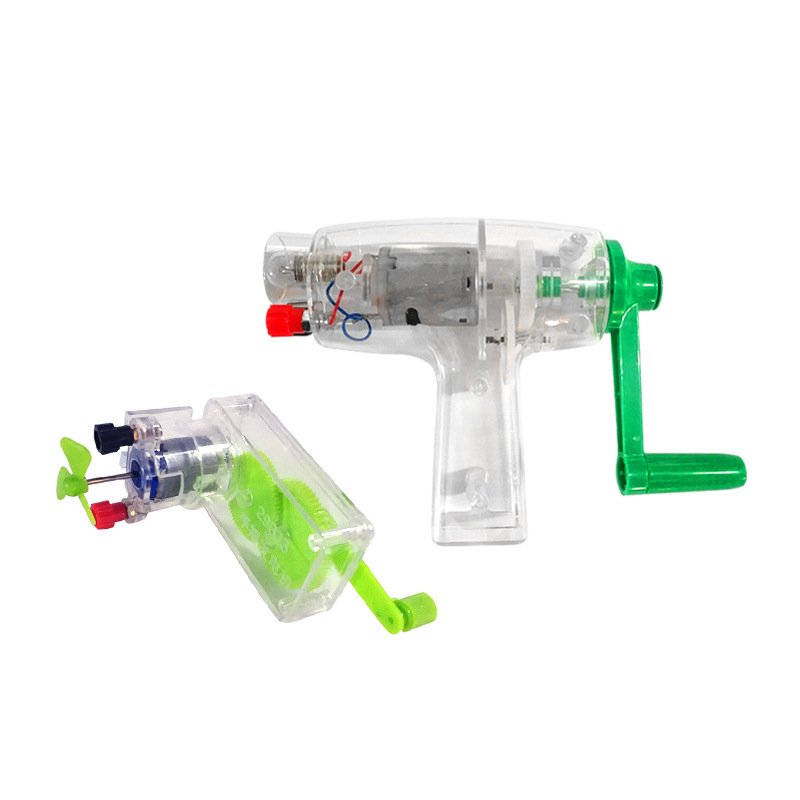 Physics Electricity Hand Crank Driven Electricity Generator Self Powered For Mechanical Emergency Power Supply