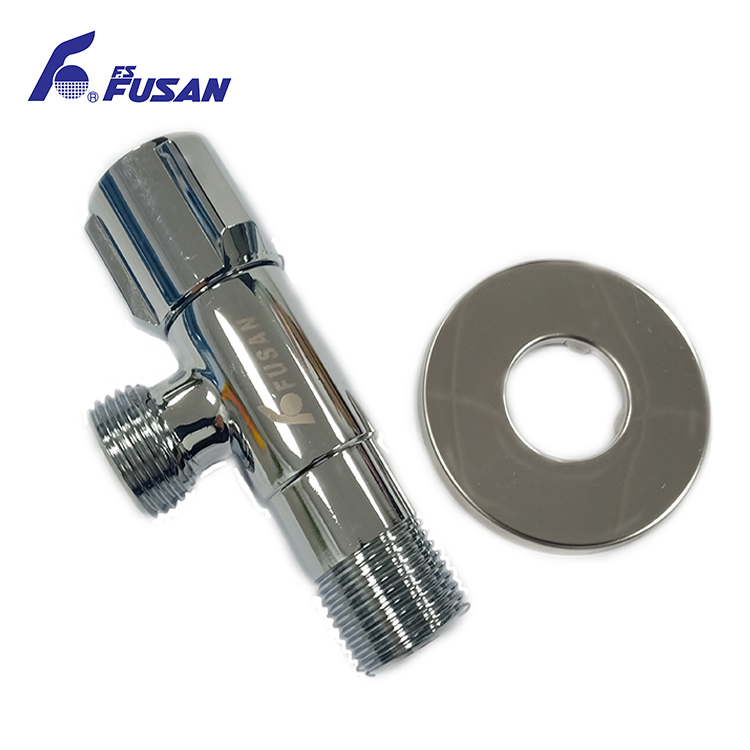 Угловой клапан FuSan 1/2 дюйма под заказ, кованый Латунный Угловой клапан, цена, угловой клапан для воды SS MS 3/8