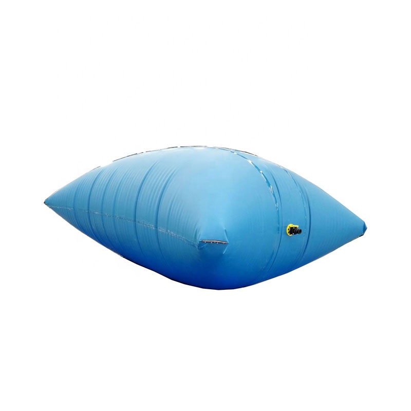 Water storage pillow bladder with hose fitting water bladder tank water storage bladders