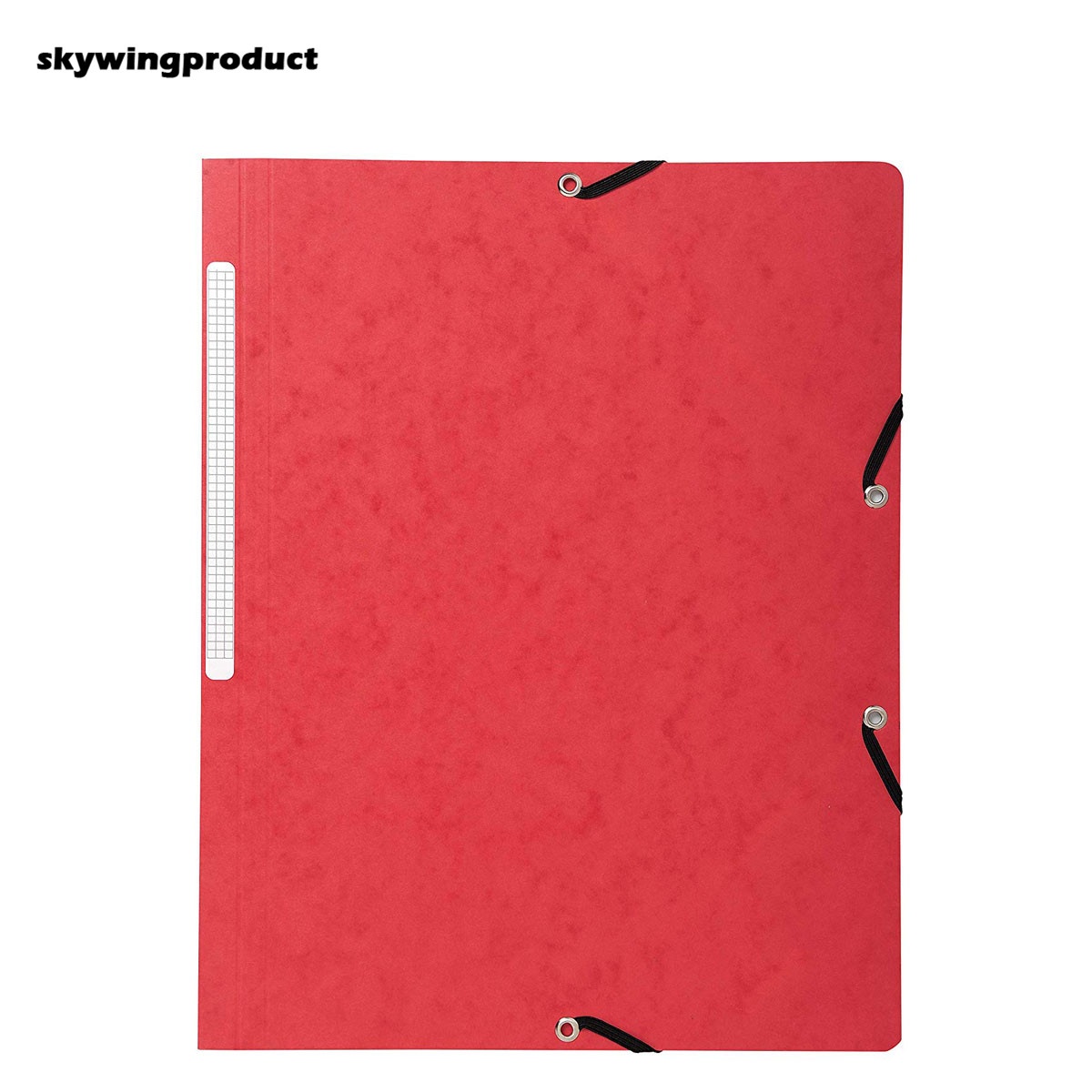 Skywingproduct фабрика высокое качество красочные А4 эластичные ленты 3-Flap переработанная папка с 25 шт в коробке для офиса и школы