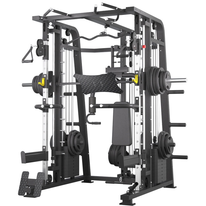 Gym Equipment Commercial Mutli Function Station/strength Training Multi Smith Machine Squat Rack Power Rack Functional Trainer
