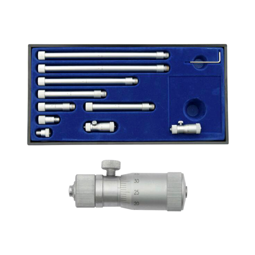 jointed inside micrometers with interchangeable anvils
