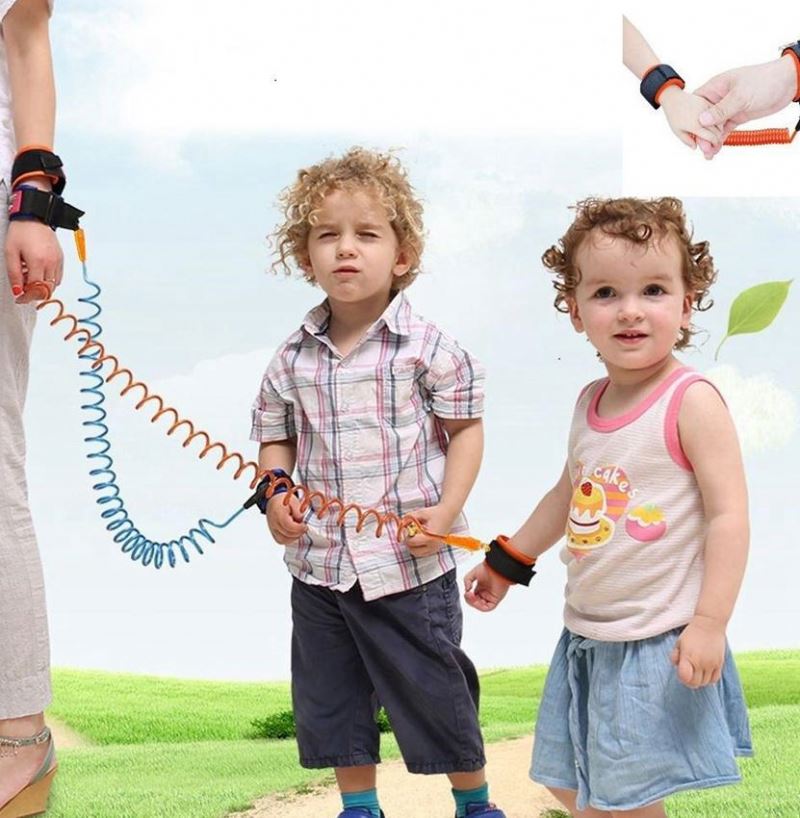 DDA166 Security Toddler Leash Rope Kids Safety Harness Wrist Link Outdoor Safety Walking Belt Baby Child Anti Lost Band