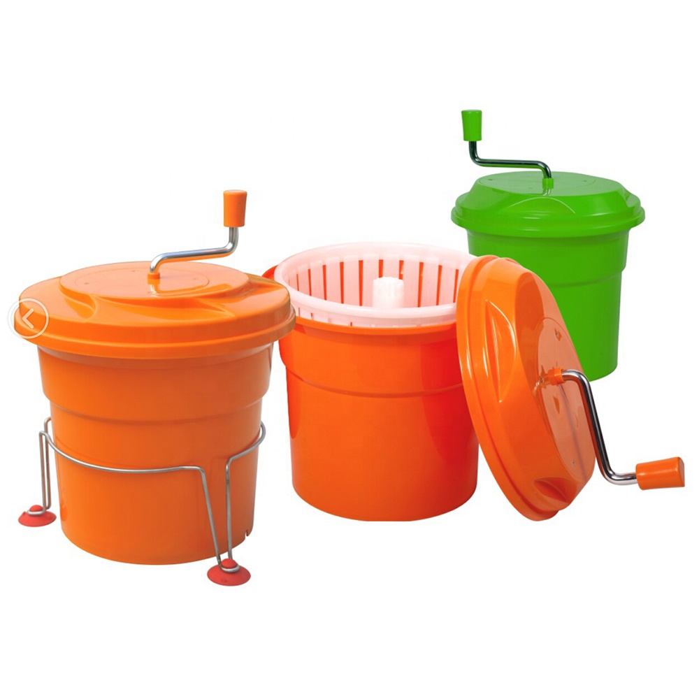 12L/2,64 галлонов коммерческих пластиковые салат Spinner/салат сушилка с рукояткой