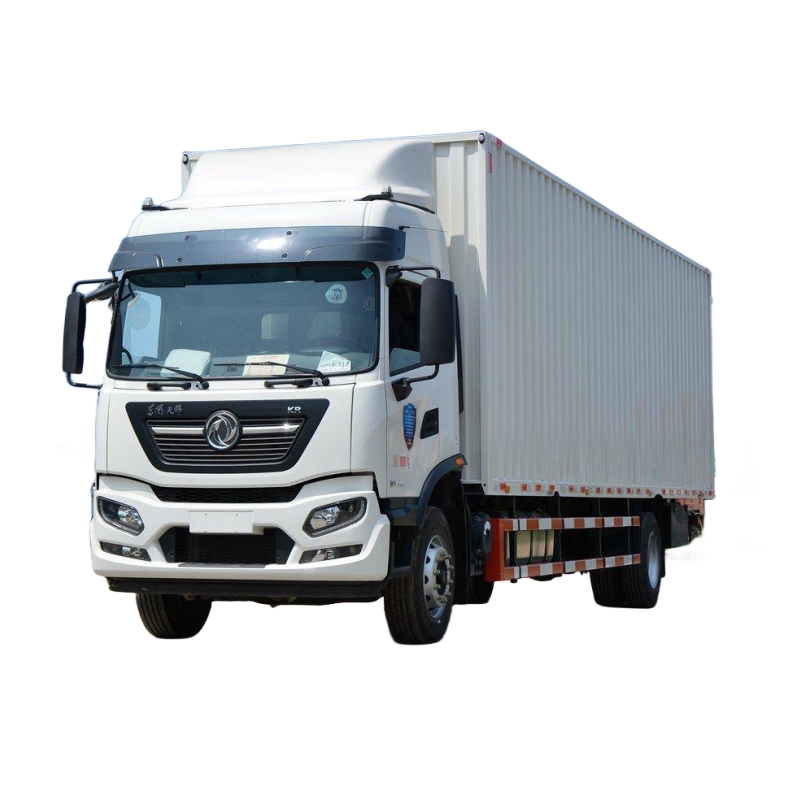 Dongfeng KR 4x2 Cargo Van Truck Diesel Fuel 8 Ton Loading Capacity 9.8m Length Container Euro 4 Fast Gearbox Left