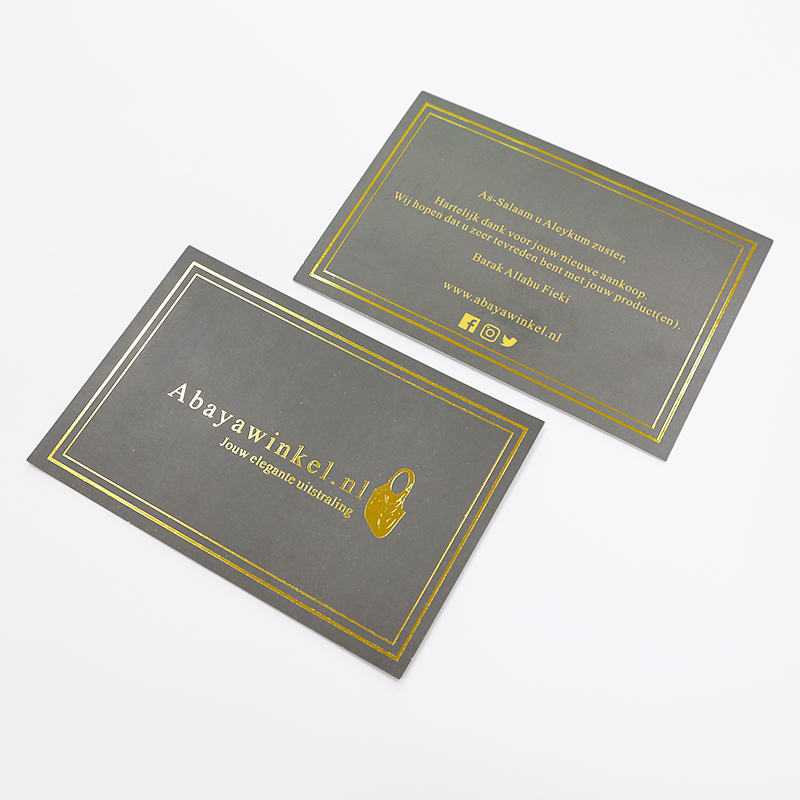 Greeting Cards Golden Foil Stamping Custom Logo In The Birthday Greeting Cards Printing For Wedding