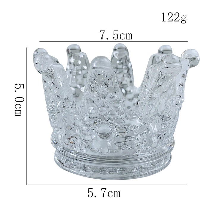 Creative Home Confession Candlelight Dinner Props Decoration Wedding Transparent Glass Candle Holder